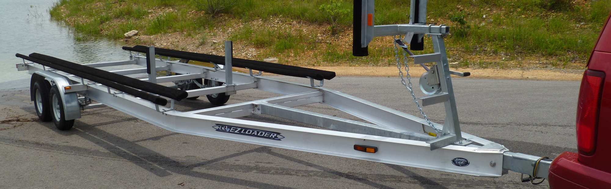 aluminum - ez loader custom & adjustable boat trailers