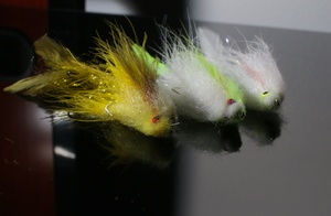 Mini Viking Midge Olive & Yellow S2, Streamers