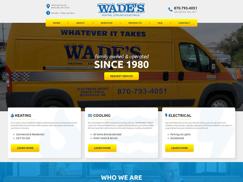 Wade's Heating, Cooling & Electrical Wade's Heating, Cooling & Electrical