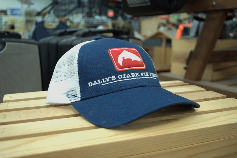 Dally's Logo Trout Icon Trucker Cap - Dally's Ozark Fly Fisher